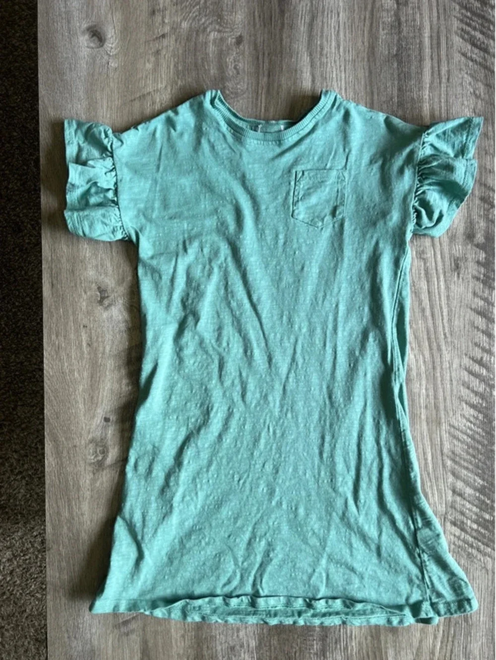Girls Sage Green Dress - Sz Sm